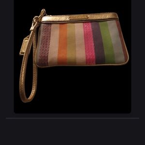 Coach Poppy Wristlet